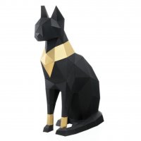 Картонная 3D фигура Египетской Кошки, набор для сборки, DIY